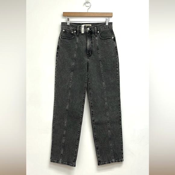 NWT Madewell Perfect Vintage Straight Jean Meaford Wash Seamed Edition - Size 27 - Picture 13 of 13